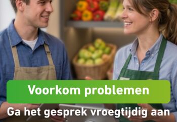 Het gesprek dat problemen voorkomt