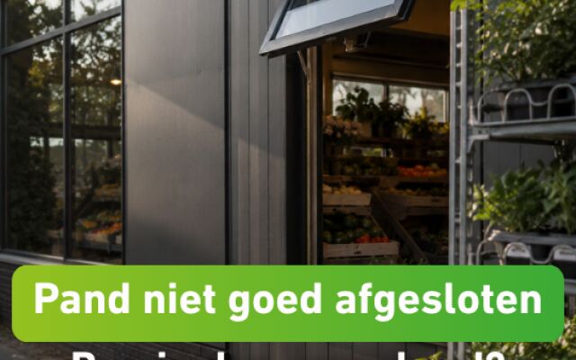 Ben je verzekerd als je jouw pand niet goed afsluit?