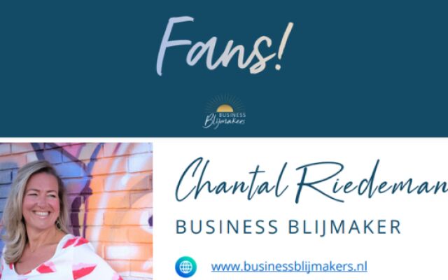 Hand-Out (Presentatie) Chantal Riedeman op het AVN Event 2026